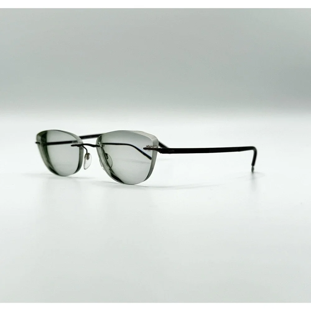 Silhouette 5416 40 6058 Purple Rimless Eyeglasses Frames Only 19-140, Titanium